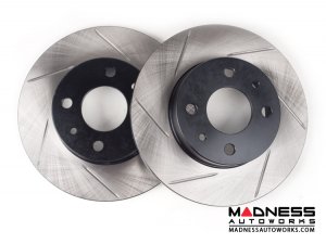 FIAT 500 Brake Rotors (2) - Rear - SILA Concepts - Performance Plus 